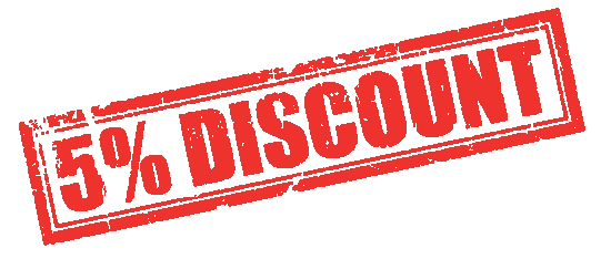 5% Discount Banner